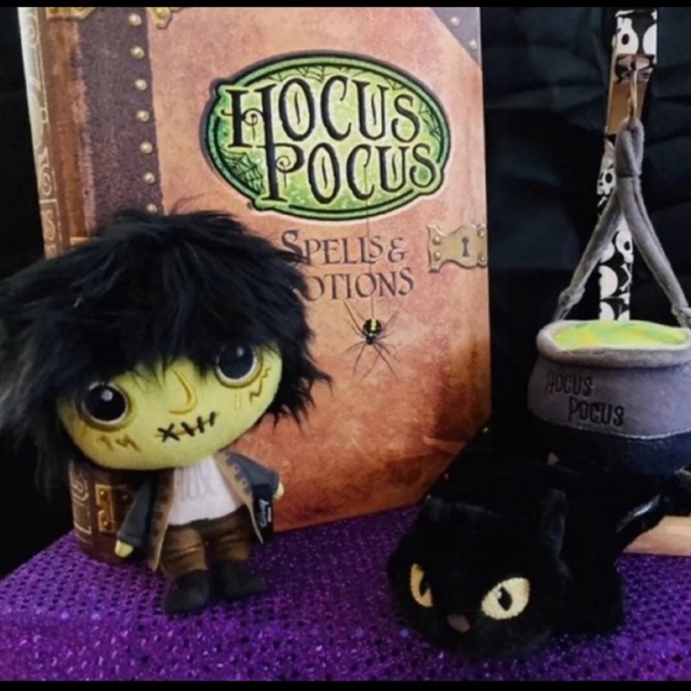 New Sold Out Disney Hocus Pocus Rare Billy and Hocus Pocus Cauldron